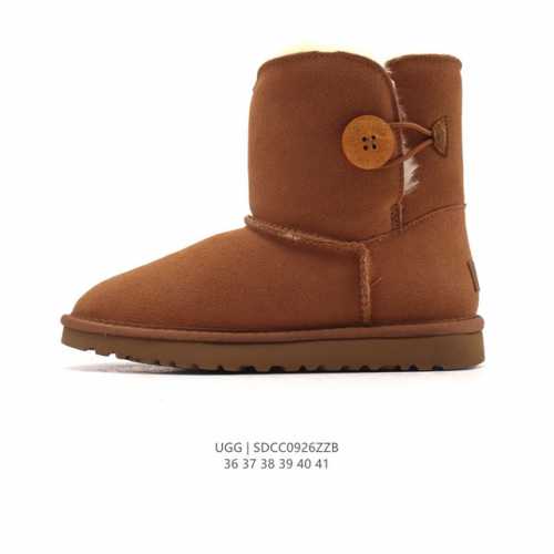 Ugg high-top buttoned snow boots are stylish and comfortable women's shoes with