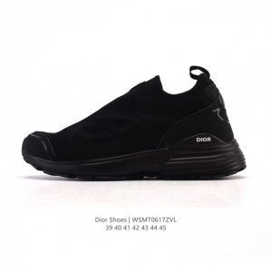 Dior men's shoes D-Connect neoprene sneakers thick sole heightening dad shoes fo