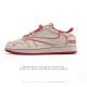 company-level top layer leather Lv X Jordan Air Jordan 1 Low Aj1 low-top series