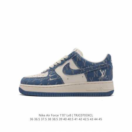 Louis Vuitton x Nike Air Force 1 Low AF1 Force 1 DH7566 36-45 TRJC0703XCL - Click Image to Close