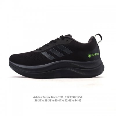 New adidas Terrex Gore-Tex low-top hiking shoes, thick-soled, elevated dad snea