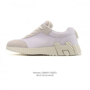 Hermes Hermes Street Style Sneakers for Men: Exuding Vitality, Lightweight and C