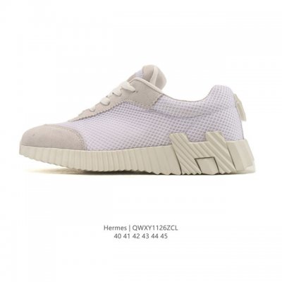 Hermes Hermes Street Style Sneakers for Men: Exuding Vitality, Lightweight and C