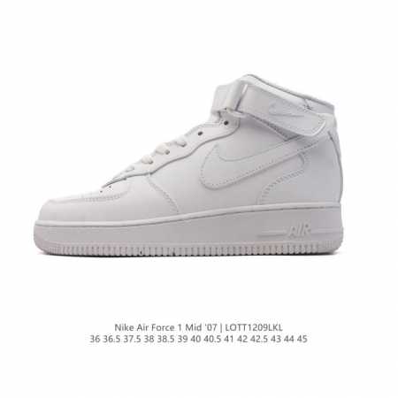 Nike Air Force 1'07 Mid Af1 Af1 M19963-536 36 36.5 37.5 38 38.5 39 40 40.5 41 42 42.5 43 44 45 Lott1209Lkl - Click Image to Close