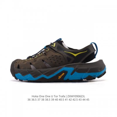 New, corporate-grade Hoka One One Tor Trafa river trekking shoes, comfortable, v