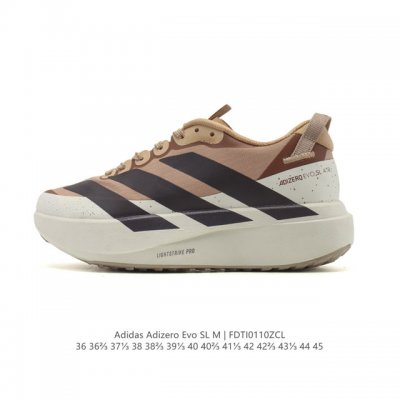 Adidas Adizero Evo Sl Sport Comfortable Anti-slip Durable Low-top Running Shoes