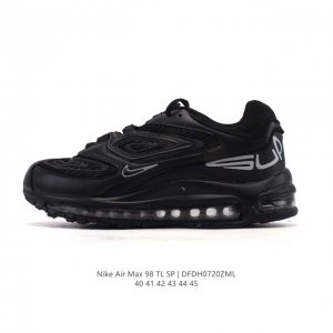 New Nike X Supreme Air Max 98 Tl low-top sneaker, a classic, retro, versatile, c