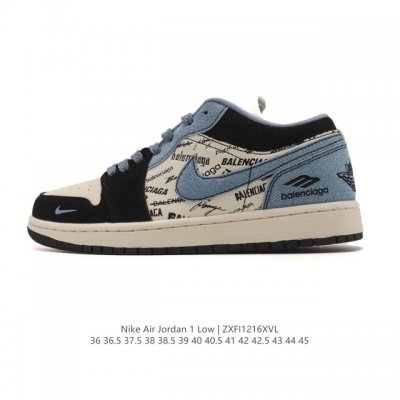 Factory Grade Nike Air Jordan 1 Low AJ1, a low-top retro-style casual basketbal