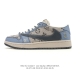 Company-grade Nike Air Jordan 1 Low Og Sp Military Blue AJ1 (Reverse Swoosh) 20