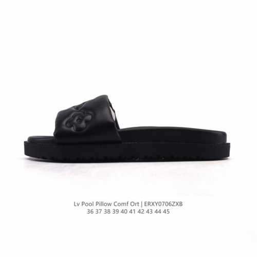 Corporate Louis Vuitton Pool Pillow Comfortable Casual Fashion Beach Shoes Casu