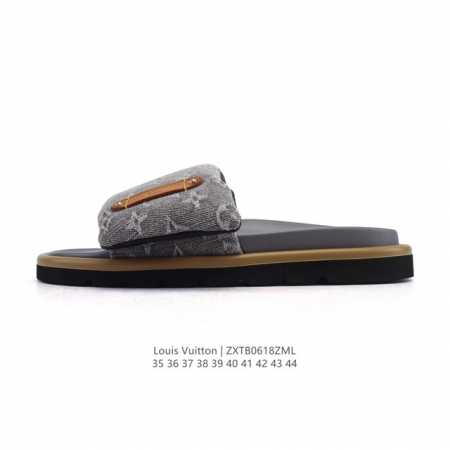 Corporate-level LV slippers series Louis Vuitton beach casual slippers Louis Vui - Click Image to Close