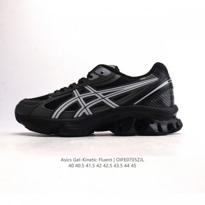 New company-level Asics Gel-Kinetic Fluent comfortable versatile synthetic leat