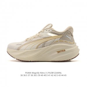 Company Grade Puma Magnify Nitro 3 Low-Top Men's and Women's Cushioned Breathab