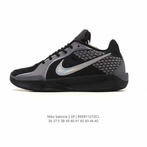 Company-grade Nike Sabrina 2 Ep Anti-slip, Durable, Low-top Cushioning Basketba