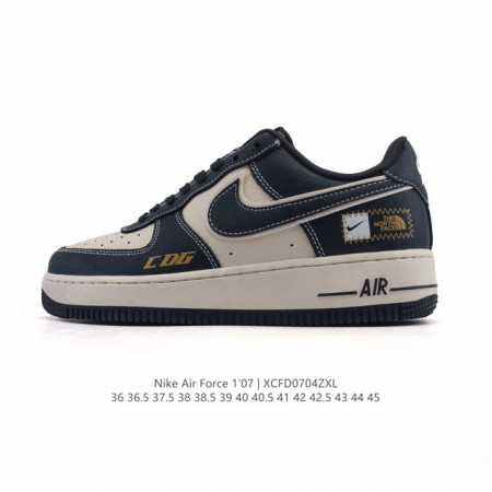 Genuine Nike Air Force 1 '07 Low Air Force One white shoes with air cushion, lo - Click Image to Close