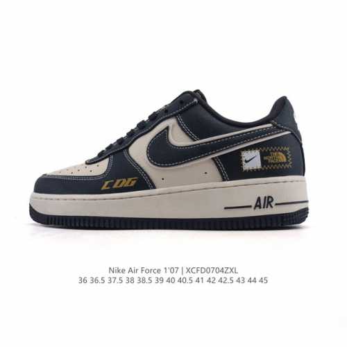 Genuine Nike Air Force 1 '07 Low Air Force One white shoes with air cushion, lo