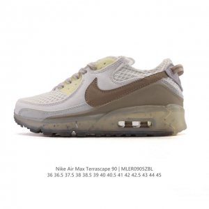 Nike Air Max Terrascape 90 Retro Casual Sneakers with Thick-Sole, Elevated Air