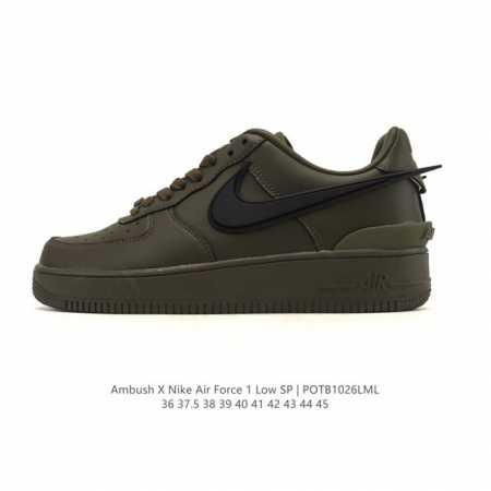 Nike Air Force 1 AF1 Low-Top Casual Sneakers Ambush X Nk Air Force 1 '07 Low Sp. - Click Image to Close