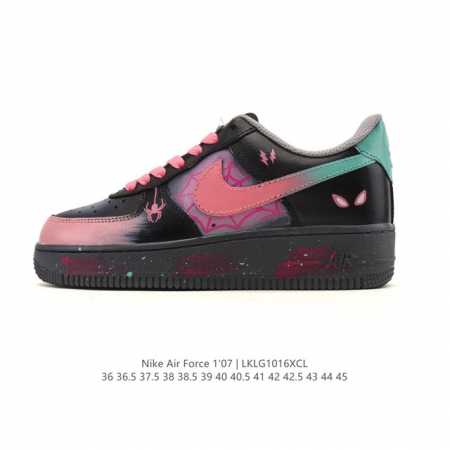 Company-grade Nike Air Force 1 '07 Low platform sneakers, featuring a thick sole - Click Image to Close