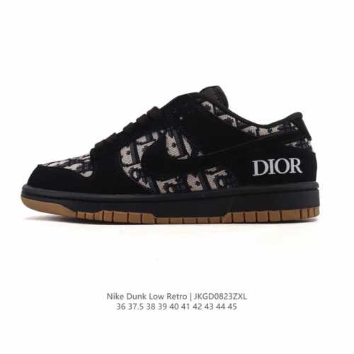 Nike Sb Dunk Low Pro Retro Men's and Women's Sneakers. Made with a soft leather