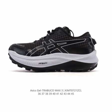 New company-grade Asics Trabuco Max 3 unisex running shoes, thick-soled, height- - Click Image to Close