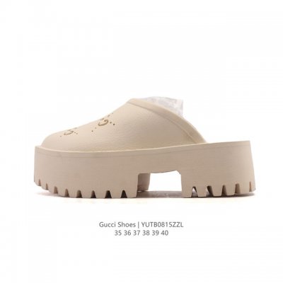 Gucci 2025 summer latest closed-toe slippers for women, fashionable and versatil