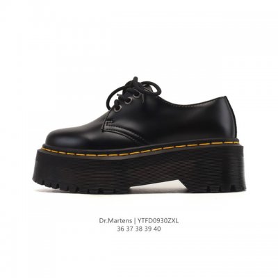 DR Martens Dr. Martens Business Leather Shoes Low-top Martin Boots Women's Casua