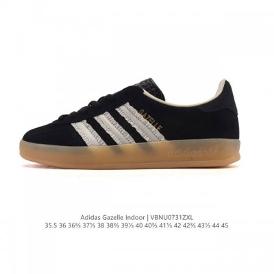 adidas Originals Gazelle Indoor Retro Trefoil Non-slip Transparent Rubber Sneake