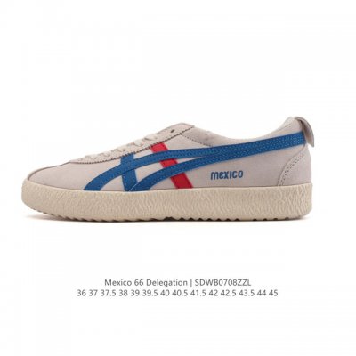 Genuine ASICS Mexico 66 Delegation casual fashion sports shoes are upgraded wit