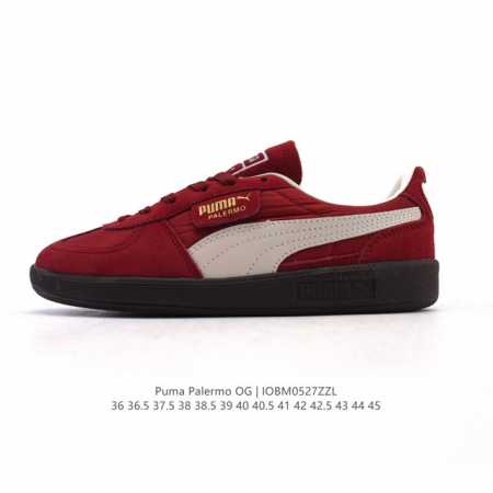 Puma Palermo Og Non-Slip Wear-Resistant Low-Top Army Trainer Sneakers For Men An - Click Image to Close
