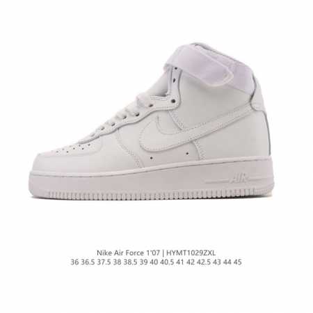 Nike Air Force 1 '07 High-Top Velcro Sneakers with Air Cushion, 2025 New Style, - Click Image to Close