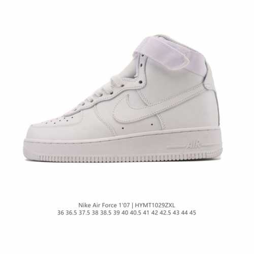 Nike Air Force 1 '07 High-Top Velcro Sneakers with Air Cushion, 2025 New Style,