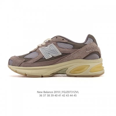 Corporate-grade New Balance 2010 UK-made distressed solid-color suede sneakers w