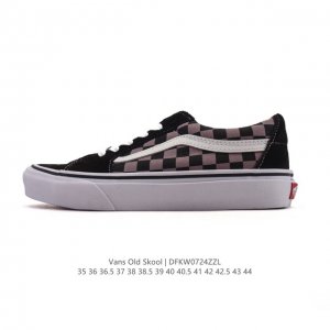 Vans Sk8-Low classic style, Xiaohongshu hot-selling checkerboard low-top casual