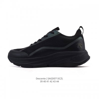 Descente men's Chron retro fabric sports casual shoes, comfortable and breathabl