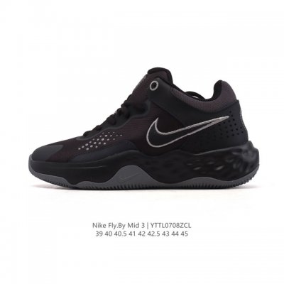 New Nike Fly By Mid 3 Simple and versatile shock-absorbing, non-slip, wear-resi