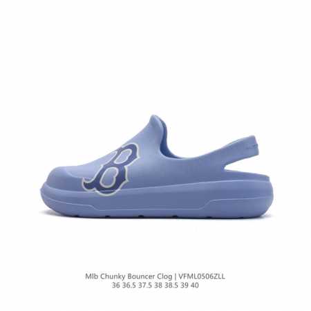 Mlb Chunky Bouncer Clog Sandal 36 36.5 37.5 38 38.5 39 40Vfml0506Zl - Click Image to Close