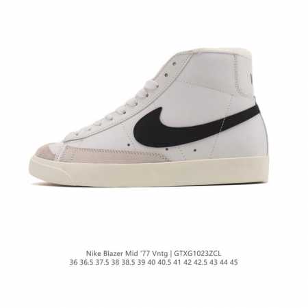 Nike Blazer Mid '77 Vntg Men's and Women's High-Top Sneakers. Recreating an unde - Click Image to Close