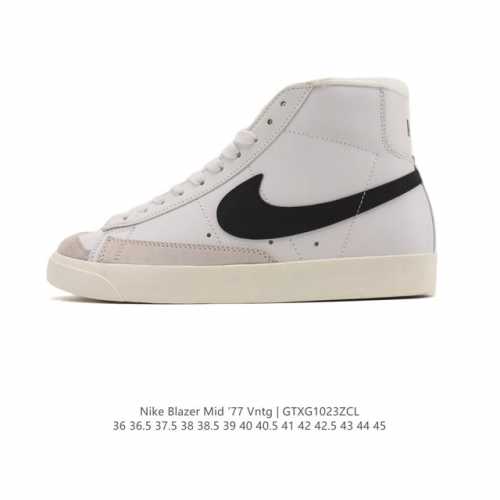 Nike Blazer Mid '77 Vntg Men's and Women's High-Top Sneakers. Recreating an unde