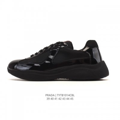 Company Grade Prada Series / Prada Men's Platform Height-Increasing Sports Runni