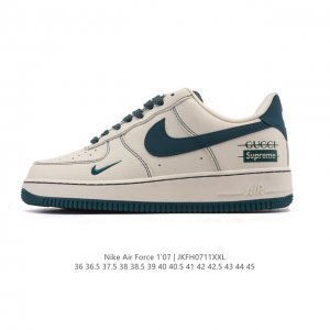 Company-level Af1 Nike Air Force 1 '07 Low Air Force One white shoes with thick