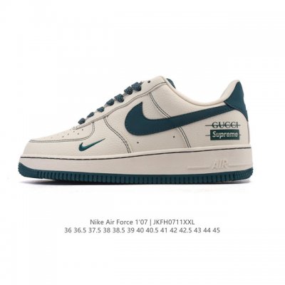Company-level Af1 Nike Air Force 1 '07 Low Air Force One white shoes with thick