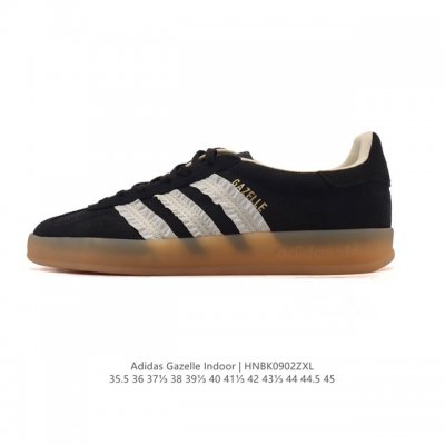 The adidas Originals Gazelle Indoor Retro Trefoil Non-slip Transparent Rubber Sn