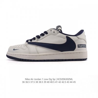 Company-level genuine Nike Air Jordan 1 Low Og Sp Military Blue Aj1 Joe 1 rever