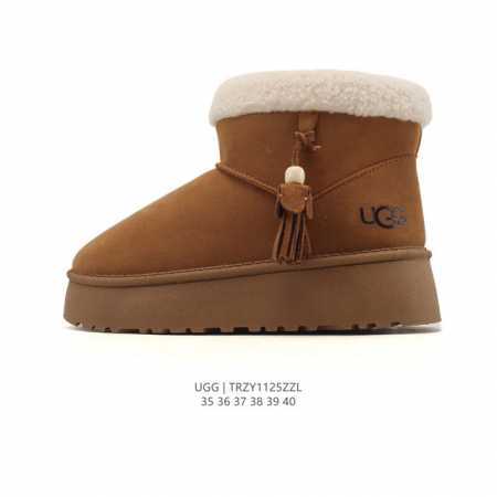 Ugg Snow Boots with Large Fur Collar! A Must-Have for Autumn and Winter | Exclus - Click Image to Close