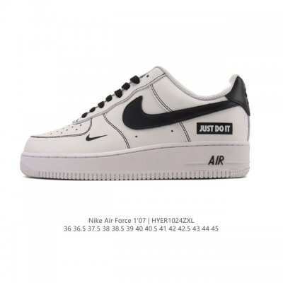 Nike Air Force 1 '07 Low, a versatile, platform, low-top white sneaker with cush