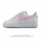 Nike Air Force 1 '07 Low, a versatile, platform, low-top white sneaker with cus