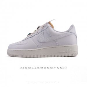 Company-level Af1 Nike Air Force 1 '07 Low Air Force One white shoes with thick