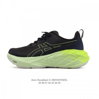 Asics Novablast4 men's sports running shoes, thick soles, height-enhancing dad s