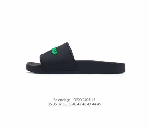 Balenciaga pu 3D tpu balenciaga Logo Pool Slides 35-45 Opxy0403Ljb